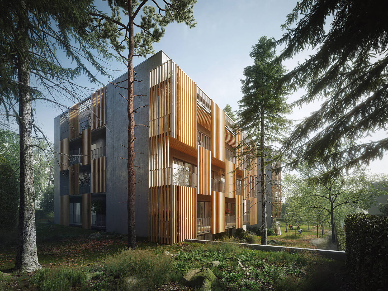 Krčská zahrada exteriér